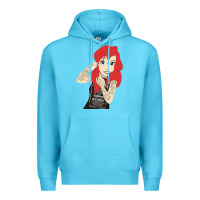 Ocean Blue ariel tatoo Premium Hoodie - artisFamous