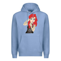 Colony Blue ariel tatoo Premium Hoodie - artisFamous