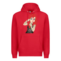 Red ariel tatoo Premium Hoodie - artisFamous