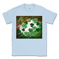 Dusty Blue St. patricks day Classic Tee - FaDigitalArtStudio