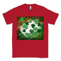 Red St. patricks day Classic Tee - FaDigitalArtStudio