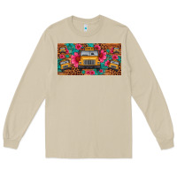 School Bus Leopard Gemstone License Plate Long Sleeve Tee | Teevron