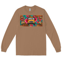 Toasted Coconut school bus leopard gemstone license plate Long Sleeve Tee - Artiststas