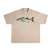 French Oak Striped Bass Urban Heavy Tee - LillyAllenDesigns