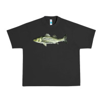 Pigment Black Striped Bass Urban Heavy Tee - LillyAllenDesigns