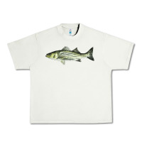 Pistachio Striped Bass Urban Heavy Tee - LillyAllenDesigns