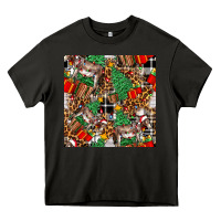 Asphalt christmas donkey Heavy Core Tee - FaDigitalArtStudio