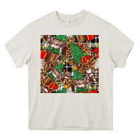 Cream christmas donkey Heavy Core Tee - FaDigitalArtStudio