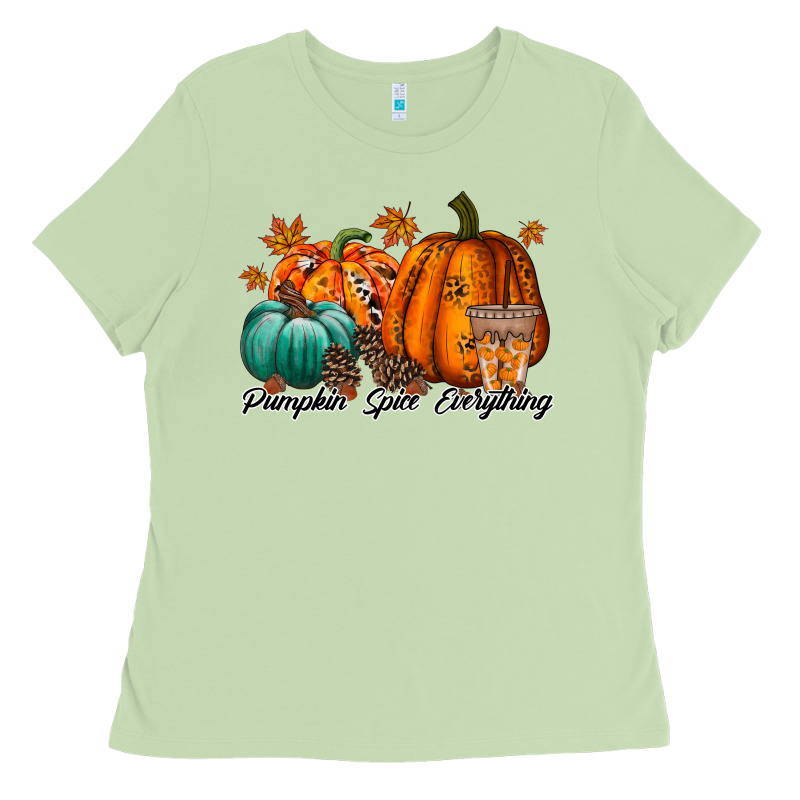Pumpkin Spice Everthing Ladies Tee by RacoonDesign | Teevron