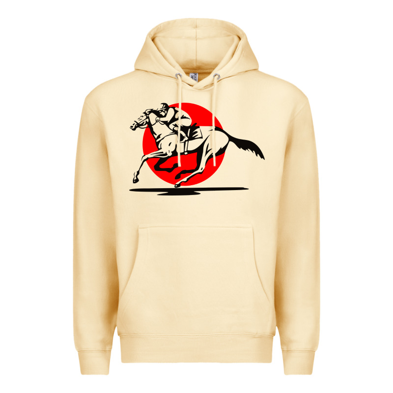 Horse Racing Premium Hoodie by artisFamous | Teevron