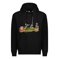 Black paris Premium Hoodie - artisFamous