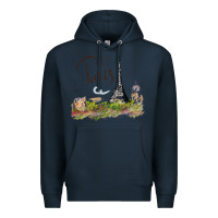 Navy paris Premium Hoodie - artisFamous