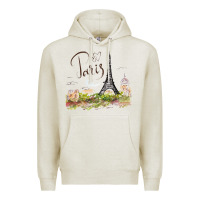 Oatmeal Heather paris Premium Hoodie - artisFamous