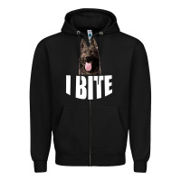 Black I Bite Zipper Hoodie - Bettercallsaul