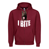 Burgundy I Bite Zipper Hoodie - Bettercallsaul