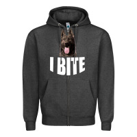 Charcoal Heather I Bite Zipper Hoodie - Bettercallsaul