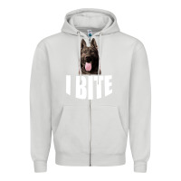 Dove Grey I Bite Zipper Hoodie - Bettercallsaul