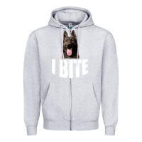 Heather Grey I Bite Zipper Hoodie - Bettercallsaul