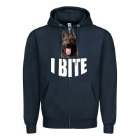 Navy I Bite Zipper Hoodie - Bettercallsaul