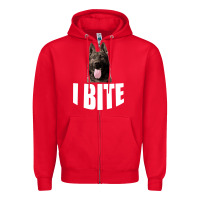 Red I Bite Zipper Hoodie - Bettercallsaul