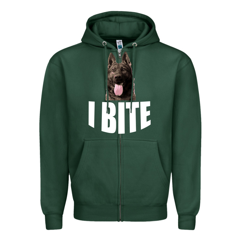 I Bite Zipper Hoodie by Bettercallsaul | Teevron