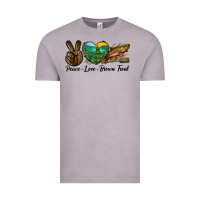 Vintage Zinc Peace Love Brown Trout Vintage Tee - LillyAllenDesigns