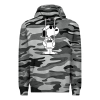 Slate Camo cool dog Premium Hoodie - artisFamous