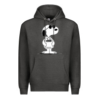 Charcoal Heather cool dog Premium Hoodie - artisFamous