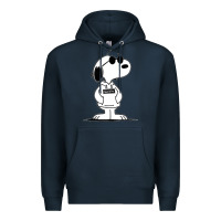 Navy cool dog Premium Hoodie - artisFamous