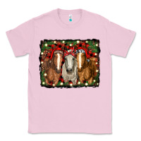 Bubblegum Pink Christmas horses Classic Tee - RanaPortraitStore