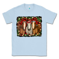Dusty Blue Christmas horses Classic Tee - RanaPortraitStore