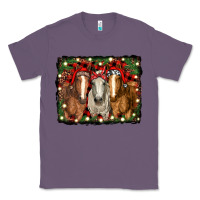 Lavender Christmas horses Classic Tee - RanaPortraitStore