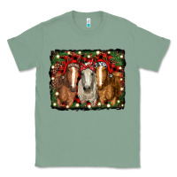 Sage Christmas horses Classic Tee - RanaPortraitStore