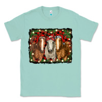 Seafoam Christmas horses Classic Tee - RanaPortraitStore