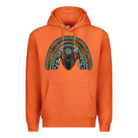 Carrot western rainbow with bison Premium Hoodie - RanaPortraitStore