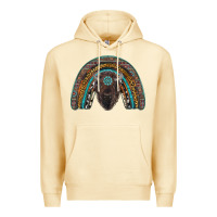 Pina Colada western rainbow with bison Premium Hoodie - RanaPortraitStore