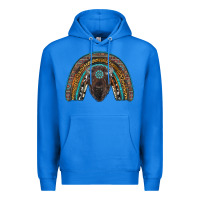 True Royal western rainbow with bison Premium Hoodie - RanaPortraitStore