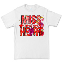 White Mis Steal Your Heart Premium Tee - CowhideDigitalArt