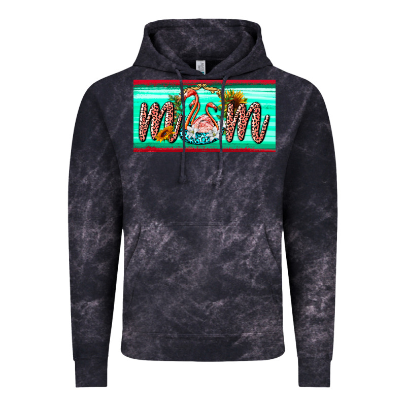 Flamingo Mom License Plate Vintage Hoodie by BarkalooDesign | Teevron