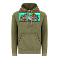 Vintage Olive flamingo mom license plate Vintage Hoodie - BarkalooDesign
