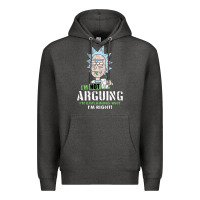 Charcoal Heather i am not arguing Premium Hoodie - artisFamous