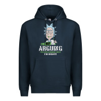Navy i am not arguing Premium Hoodie - artisFamous
