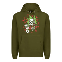 Army Green joker Premium Hoodie - artisFamous