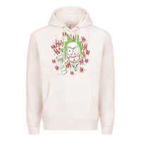 Pale Pink joker Premium Hoodie - artisFamous