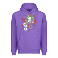 Purple joker Premium Hoodie - artisFamous