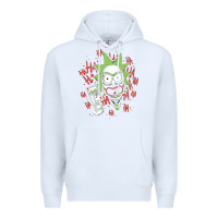 White joker Premium Hoodie - artisFamous