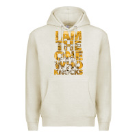 Oatmeal Heather i am the one who knocks Premium Hoodie - artisFamous