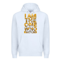 White i am the one who knocks Premium Hoodie - artisFamous