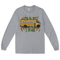 Heather Grey this is how i roll school bus camouflage Long Sleeve Tee - Artiststas