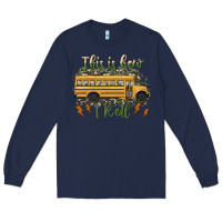 Navy this is how i roll school bus camouflage Long Sleeve Tee - Artiststas